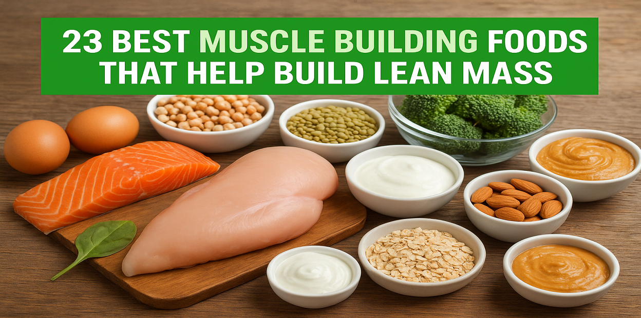 23 Best Muscle Building Foods