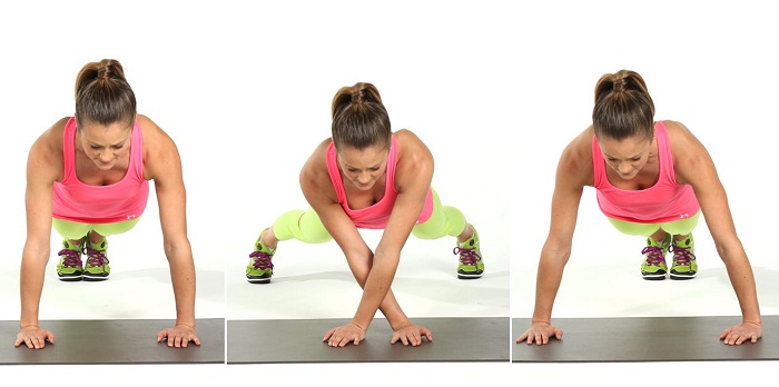 Plank Walk Exercise