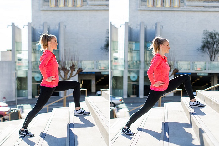Climbing Lunge Exercise